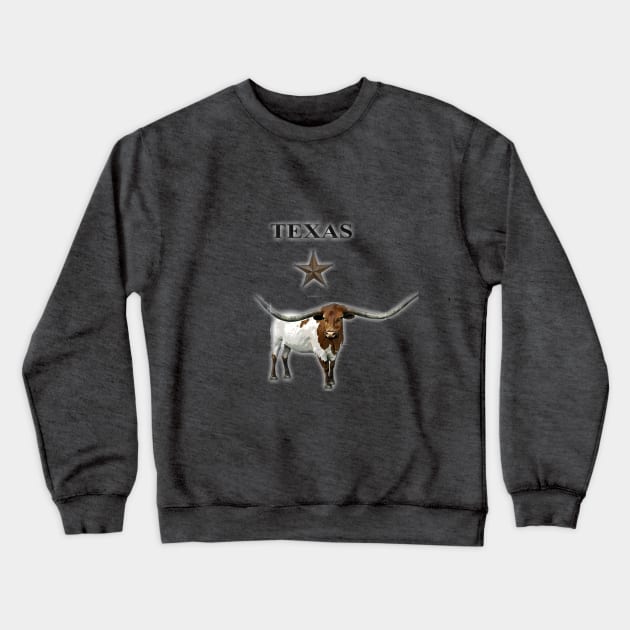 Texas Longhorn Crewneck Sweatshirt by Chroxic